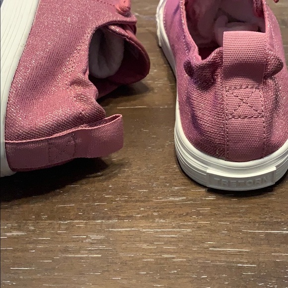 Anthro Tretorn MEG4 Pink Shimmer Sneakers 7 & 7.5 - Picture 8 of 8